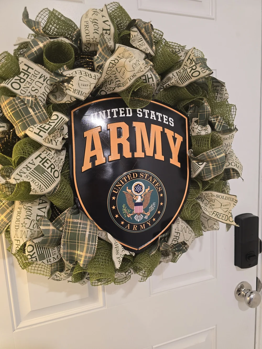 US Army WREATH Home Holiday Decor